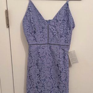 ASTR the Label Lilac Lace Midi Dress Size S